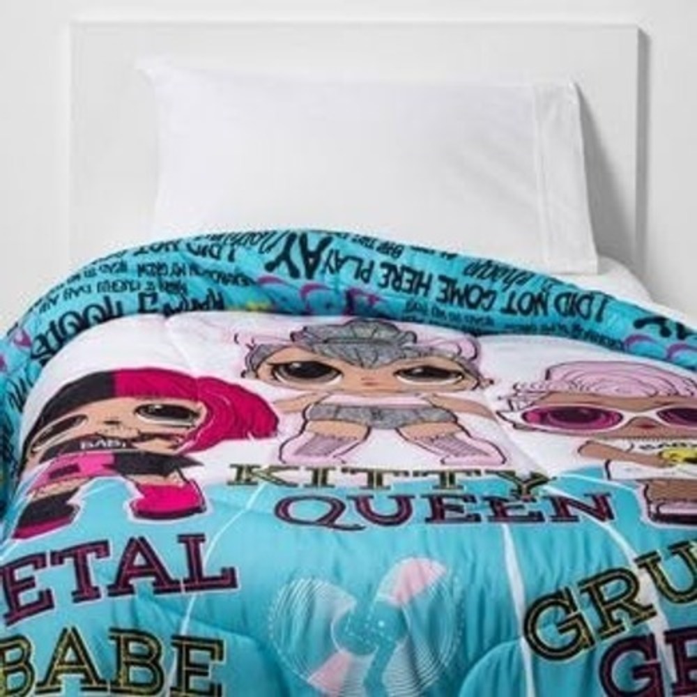 MGA Entertainment Comforter Kids Twin Multicolor New LOL Surprise Remix Concert